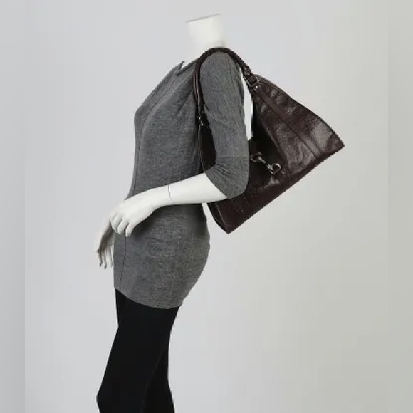 Gucci Joy Bardot GG Guccissima Small Brown Leather Shoulder Bag - Picture 17 of 17